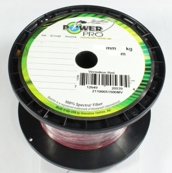 Power Pro - Farbe Rot - 0,13mm 8kg - je 100 m
